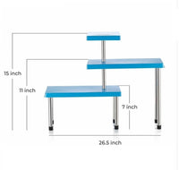 3 Tier Adjustable Stand For Office/Cabinet & Bathroom