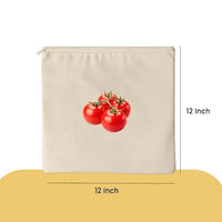 Cotton Reusable Vegetable Bags for Fridge