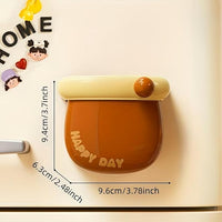 Happy Day Magnetic Wall Mounted Storage Organizer Box