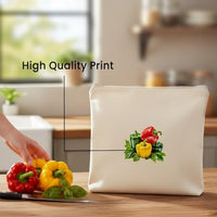 Cotton Reusable Vegetable Bags for Fridge