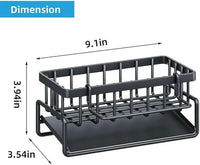 Draining Sink Organizer Caddy with Soap Tray