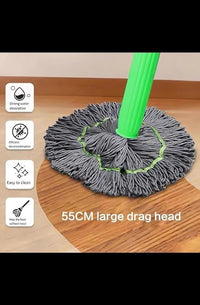 Microfiber Green Mop Wet and Dry for Bathroom, Office, Home Use