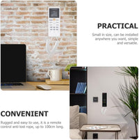 Magnetic Remote Control Holders Wall Mount with Spring Ropes