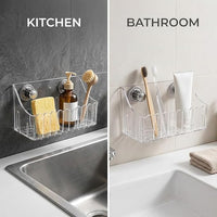 Kitchen Sink Organizer with Strong Suction Cups