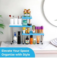 3 Tier Adjustable Stand For Office/Cabinet & Bathroom
