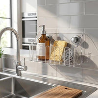 Kitchen Sink Organizer with Strong Suction Cups