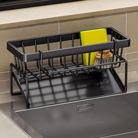Draining Sink Organizer Caddy with Soap Tray