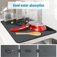 Dish Drying mat for Kitchen ( Big size) 40*60 cm