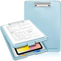 A4 Clip Pad/Clipboard with Storage Case for Paper and Document Storage