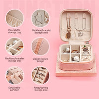 Leather jewellery organisers Box