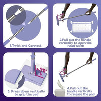 Automatic Cloth Changing Mini Mop