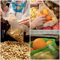 100% cotton set of 6 fridge bag