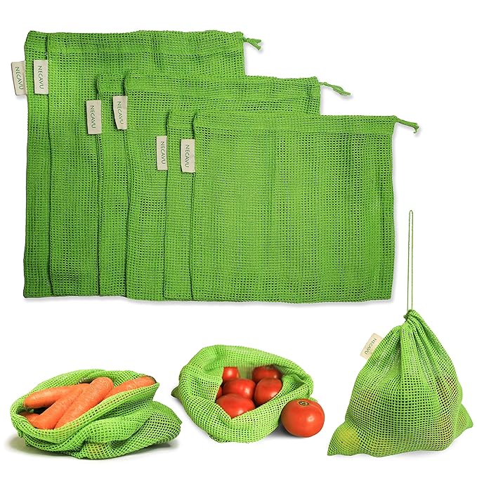 100% cotton set of 6 fridge bag