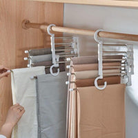 5 IN 1 Stainless Steel Wardrobe Magic Hanger