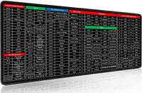 Anti-Slip Keyboard Pad with Office Excel Microsoft Software Shortcuts(80*30cm)