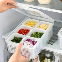 Compartment Fridge Storage Box