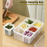 Compartment Fridge Storage Box